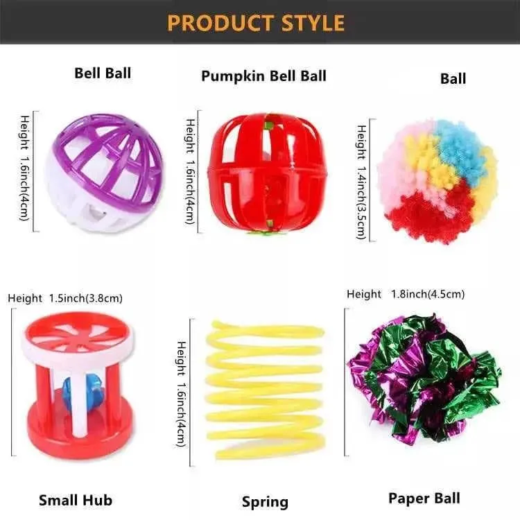 20pcs Assorted Cat Toys
