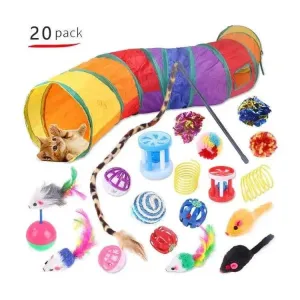 20pcs Assorted Cat Toys
