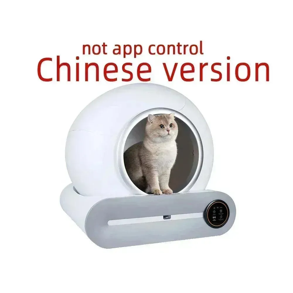 65L Smart Cat Litter Box Self-Cleaning Pet Toilet