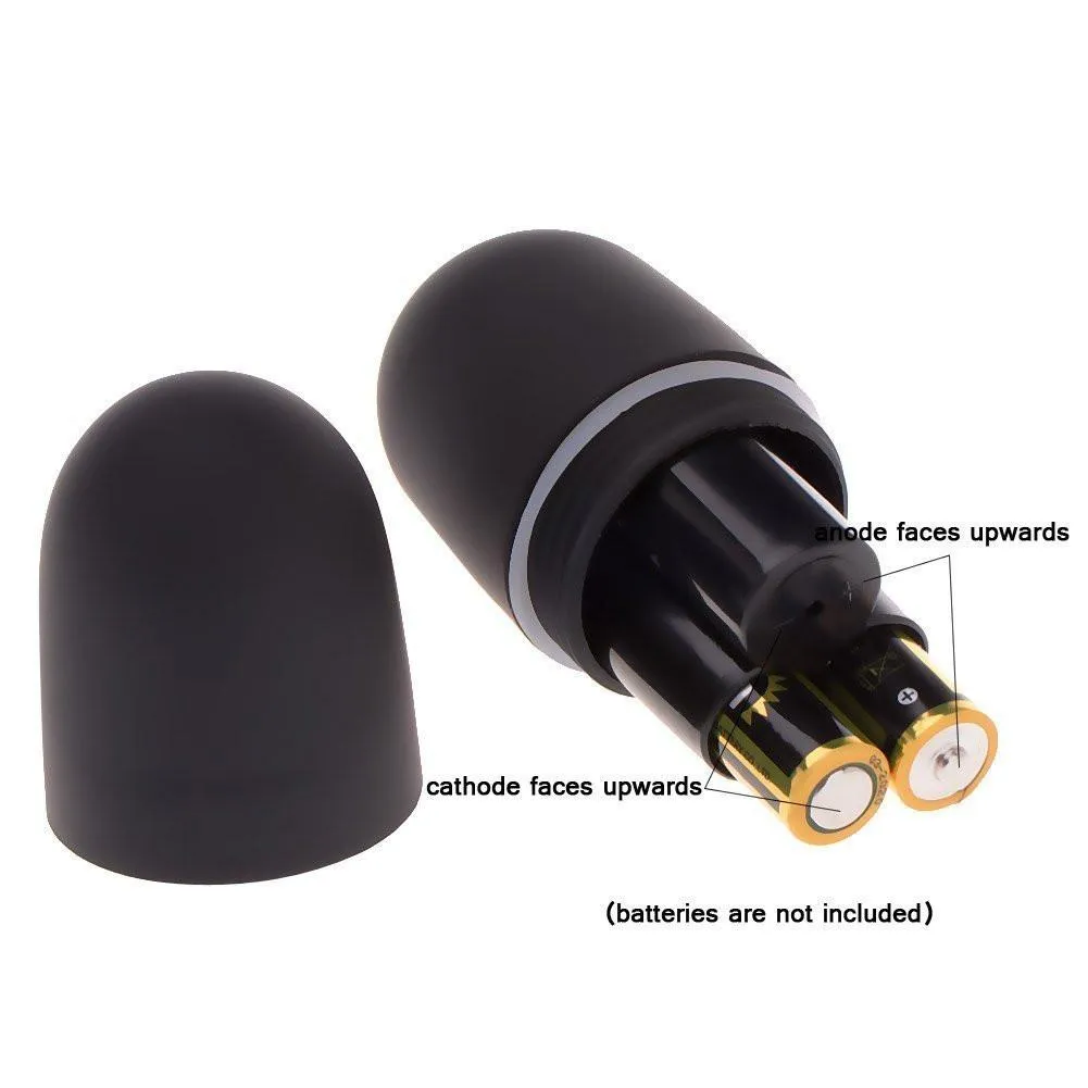7228AE      L’il Pet Black Remote Control Vibrating Egg