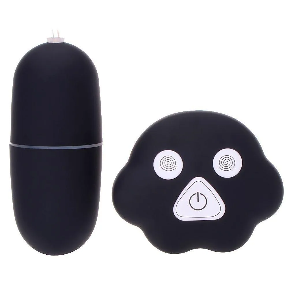 7228AE      L’il Pet Black Remote Control Vibrating Egg