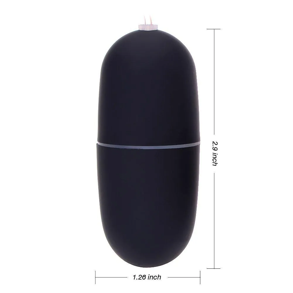 7228AE      L’il Pet Black Remote Control Vibrating Egg