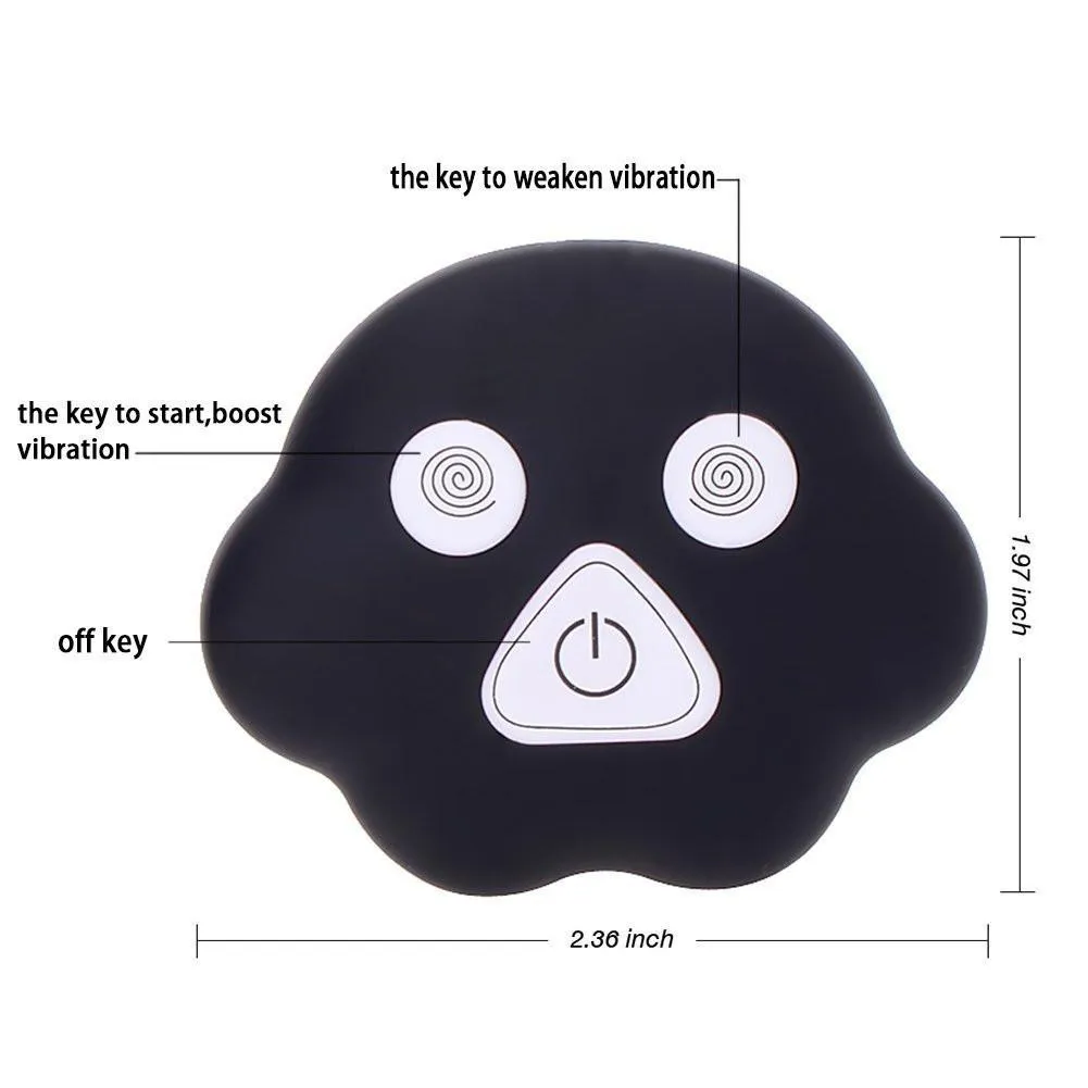 7228AE      L’il Pet Black Remote Control Vibrating Egg