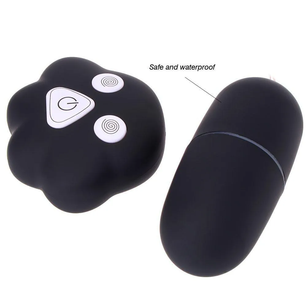7228AE      L’il Pet Black Remote Control Vibrating Egg