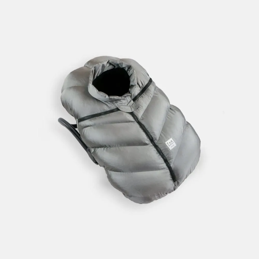 7AM Cocoon Infant Car Seat Cover - Metallic Grey