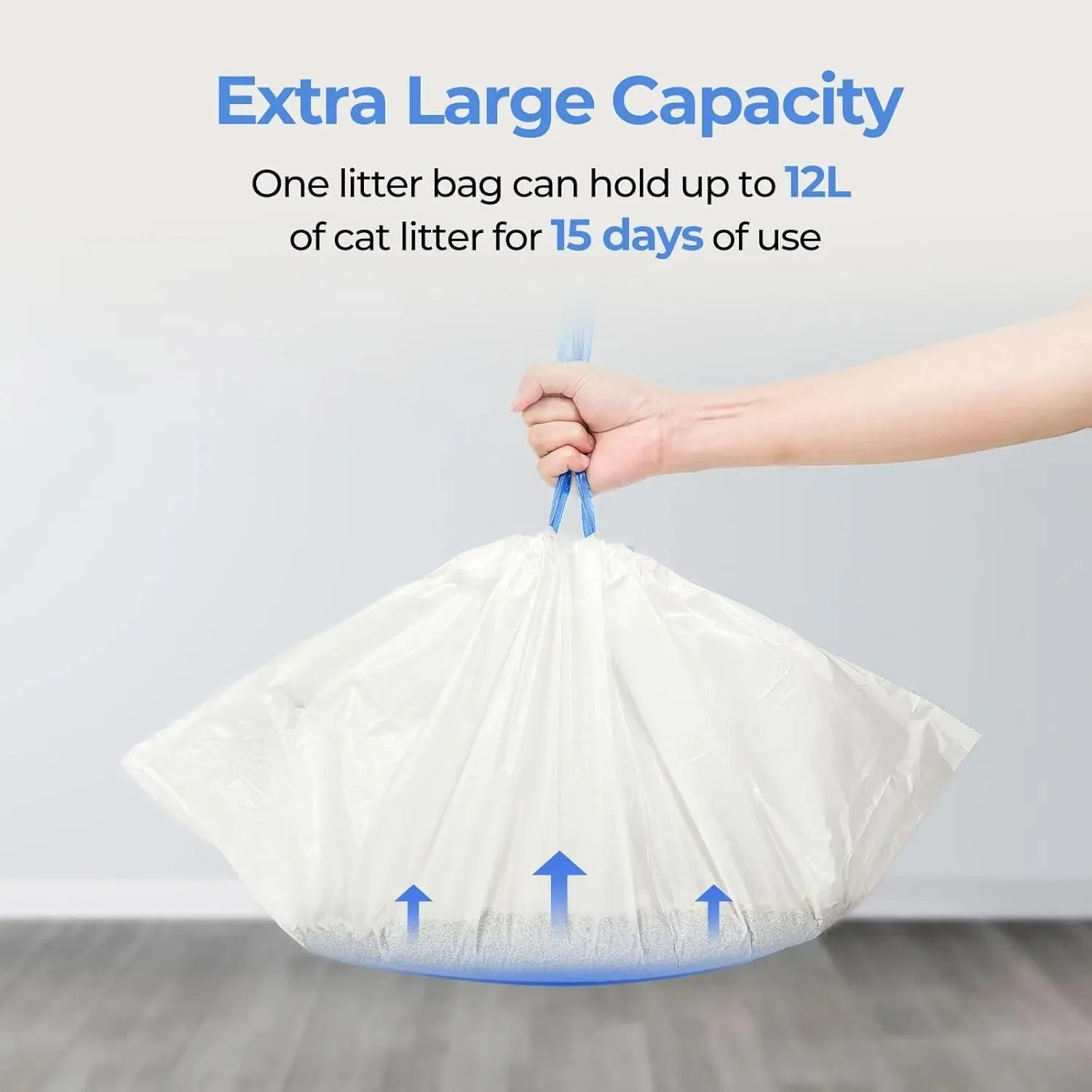 Amicura 12L Litter Bags with Handle, for cura 2（45 bags）