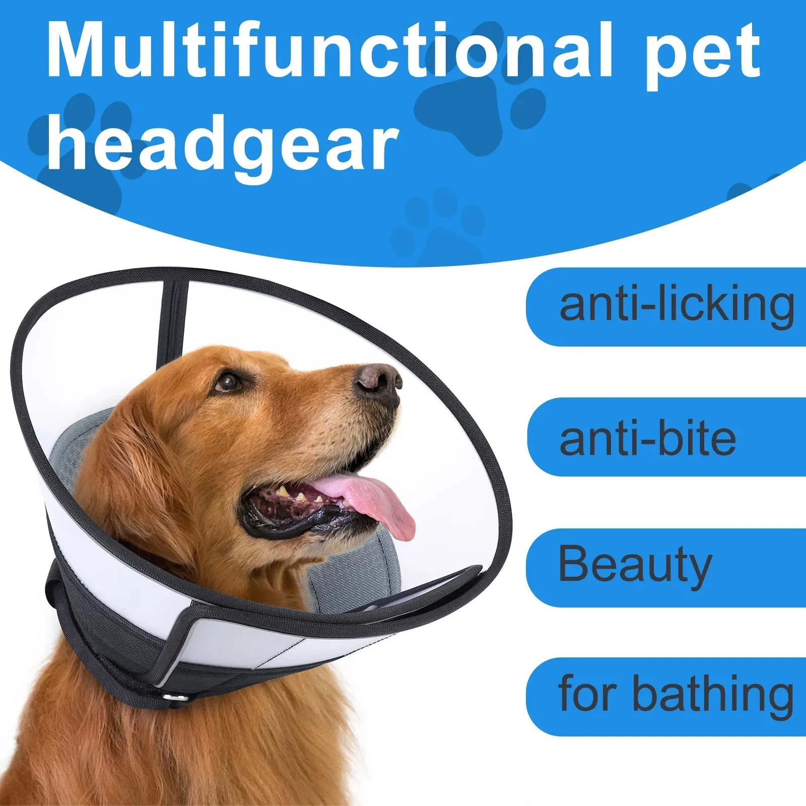 AnniePaw Anti-bite Elizabeth Pet Cat Dog Collar