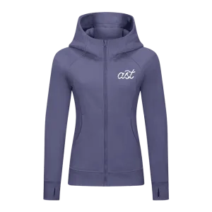 AST Women's Fleece Scuba Dupe Zip Up Hoodies