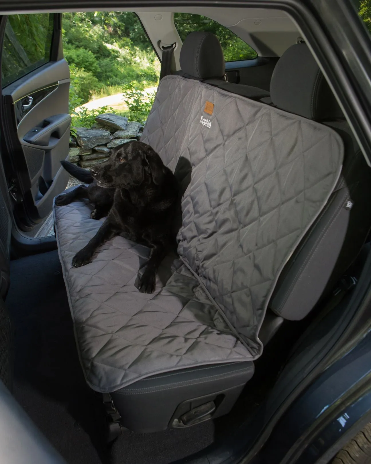 Back Seat Protector- Gray