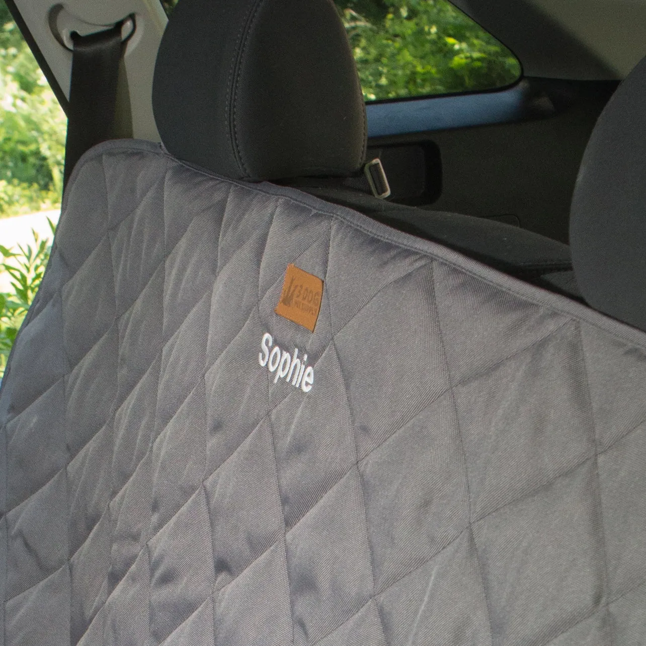 Back Seat Protector- Gray
