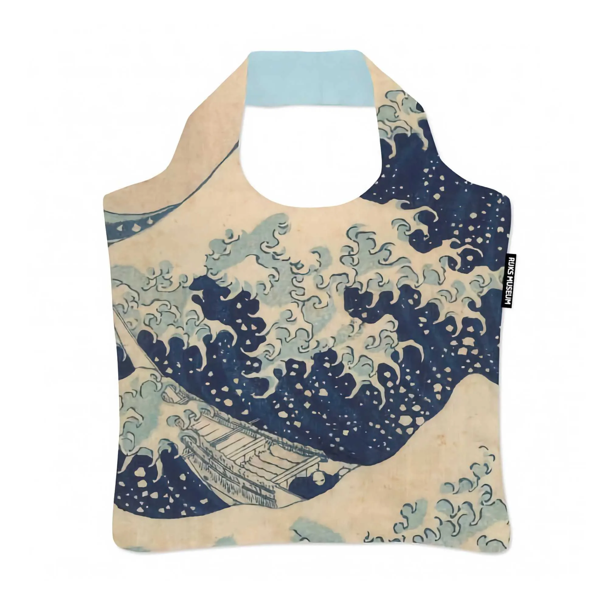 Bekking & Blitz folding bag, Katsushika Hokusai