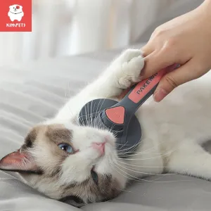 Best Cat Dog Slicker Needle Comb Removes Tangled Self Cleaning Hair Dirt Pet Grooming