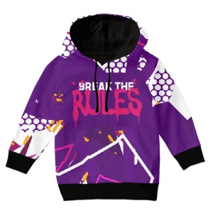 Break The Rules Kids Hoodie