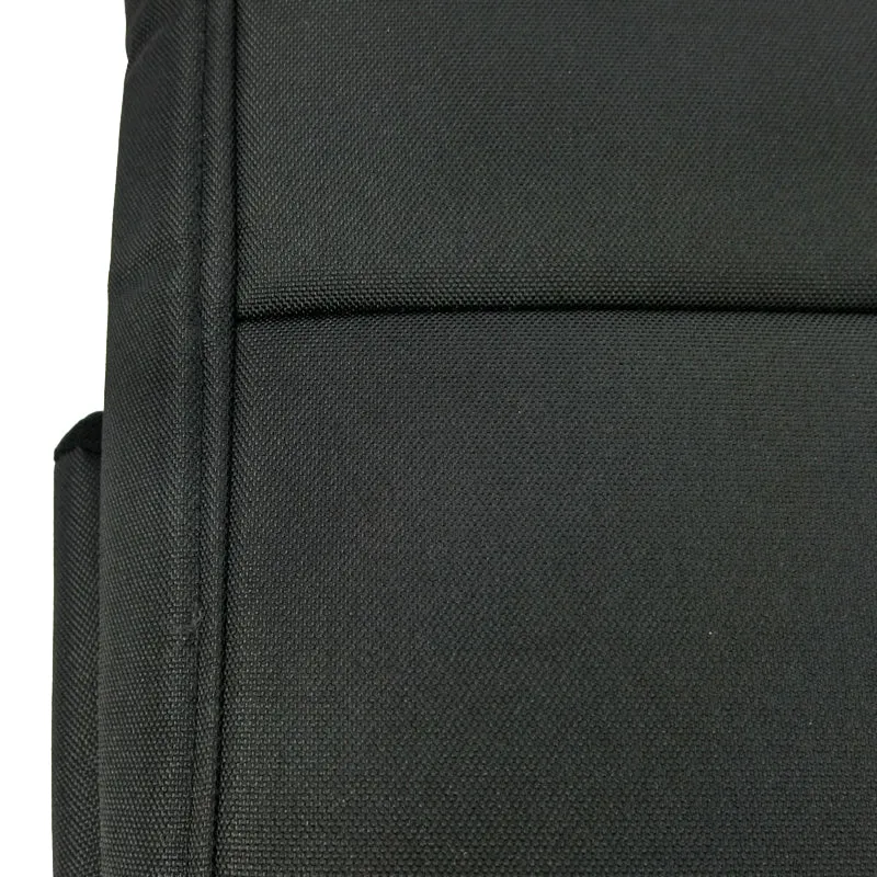 Canvas Car Seat Covers suits Toyota Hilux SR/SR5 Dual Cab Ute 10/2009-9/2015 Airbag Deploy Safe Black OUT6710BLK