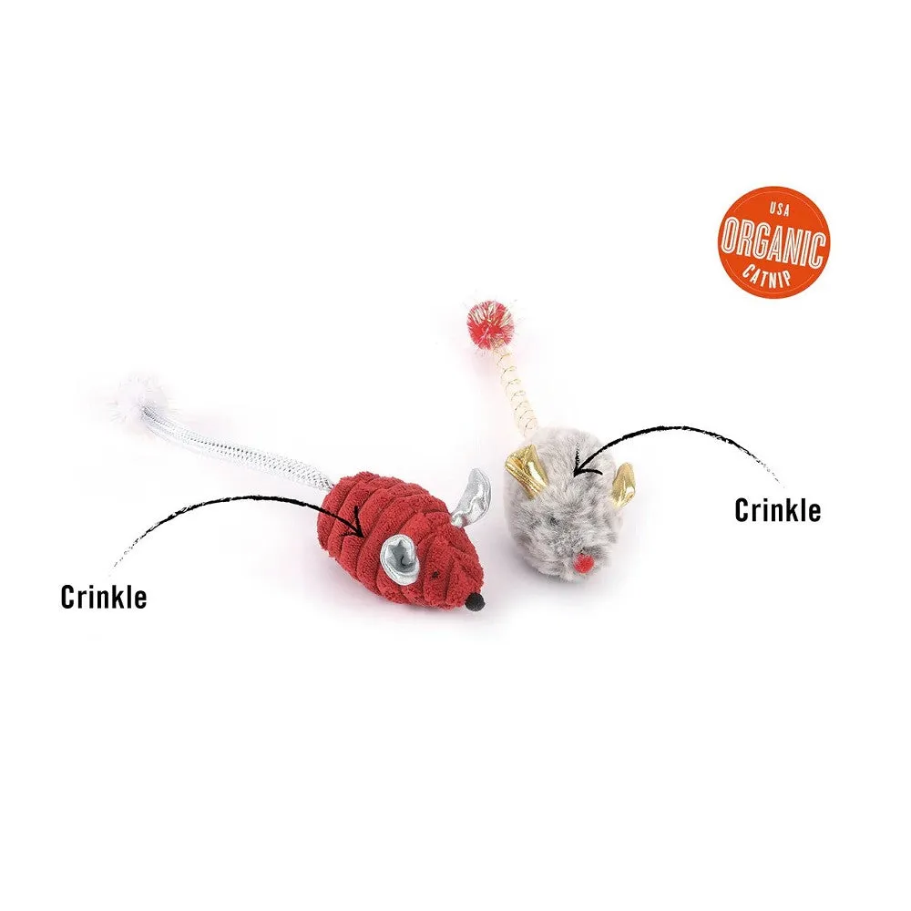 Christmas Twice as Mice Cat Toy Set