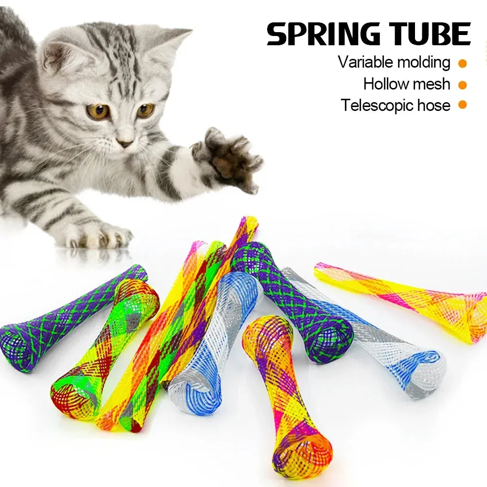 Colorful Spring Cat Toys - 10/30 Piece Set