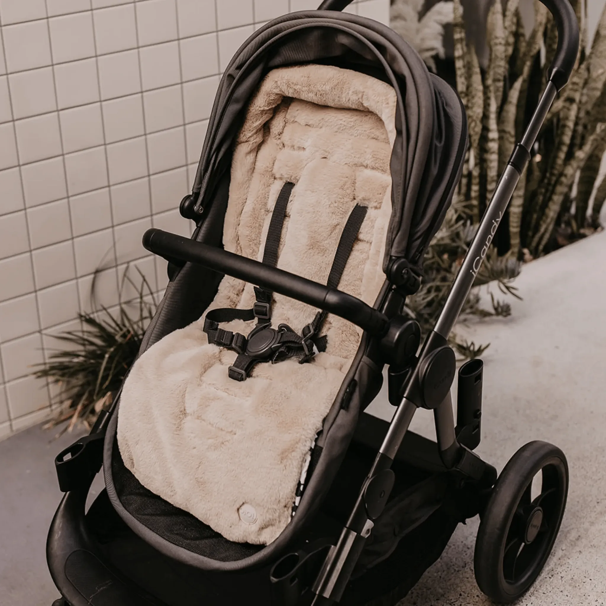 Cozy Fleece Pram Liner - Leopard