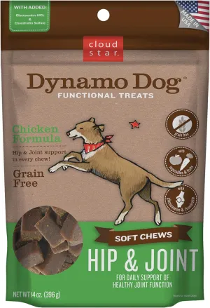 Dynamo Dog Hip & Joint Functional Soft Chews Dog Treats (Chicken) - 14oz