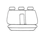 Esteem Velour Seat Covers Set Suits Kia Sportage QL Wagon 10/2015-9/2021 2 Rows Black EST7148BLK