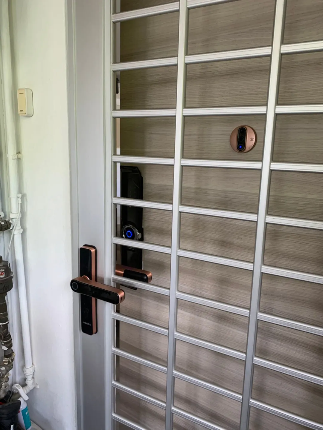 FA007 Door   FM021 Gate Digital Lock Bundle