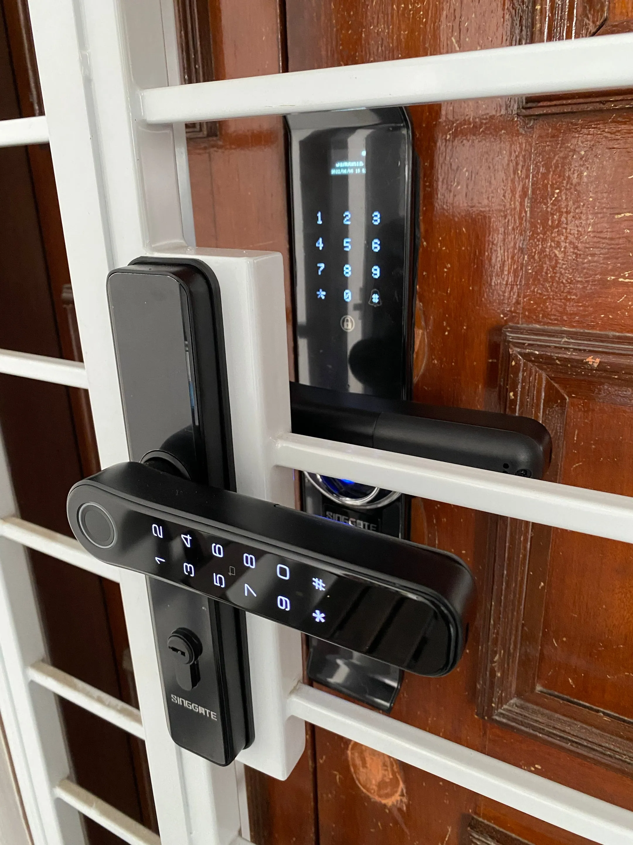 FA007 Door   FM021 Gate Digital Lock Bundle