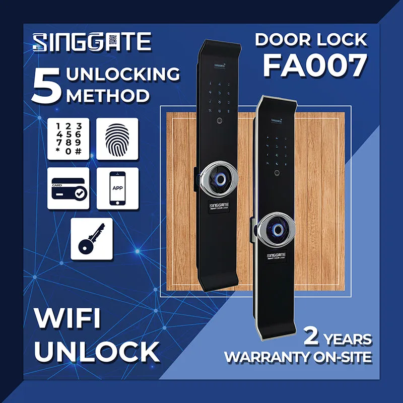 FA007 Door   FM021 Gate Digital Lock Bundle