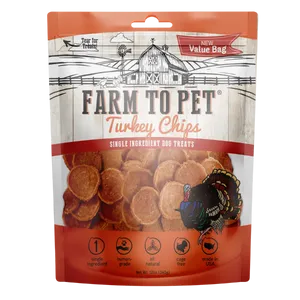 Farm To Pet Turkey Chips Dog Treats