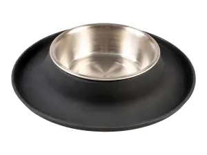 Feeding bowl no-spill silicone 420ml - Ø14,3cm black