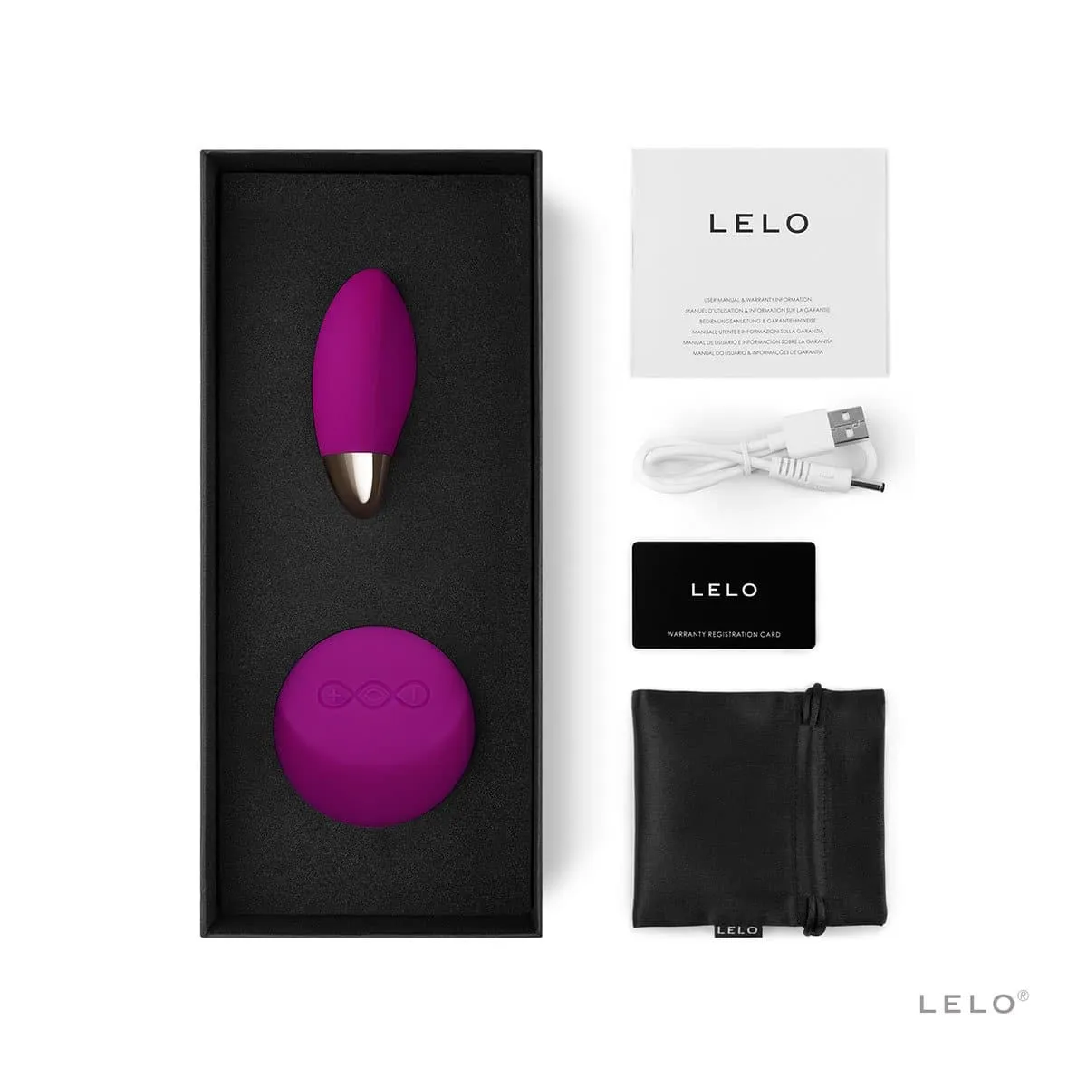 LELO Lyla 2 Egg Vibrator In Deep Rose