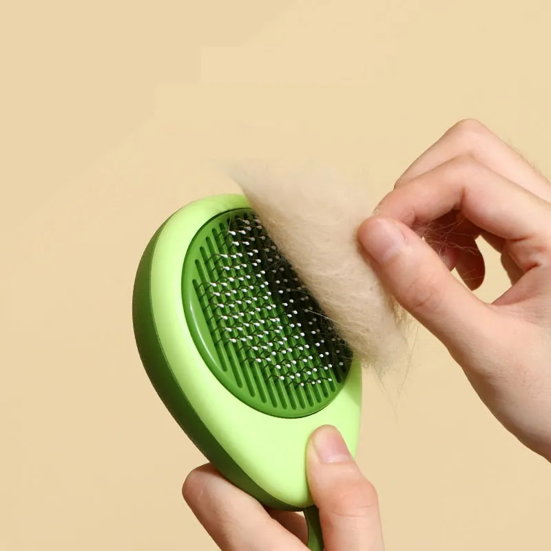 Lemon-Shaped Pet Grooming Comb