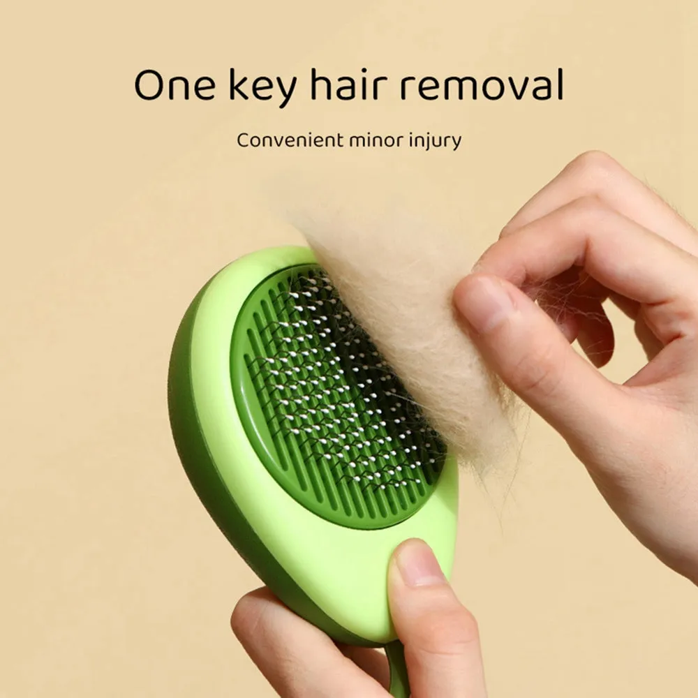 Lemon-Shaped Pet Grooming Comb
