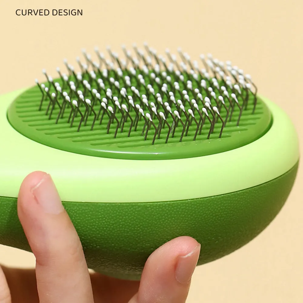 Lemon-Shaped Pet Grooming Comb