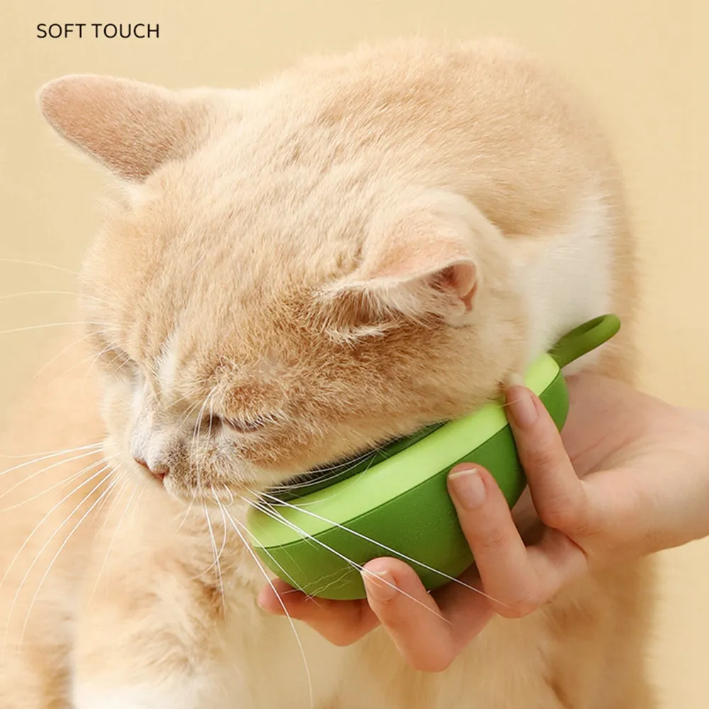 Lemon-Shaped Pet Grooming Comb