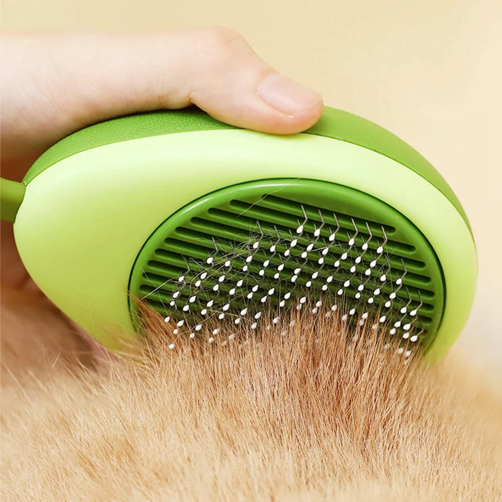 Lemon-Shaped Pet Grooming Comb