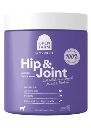 Open Farm Hip & Joint Supplement Soft Chews for Dogs