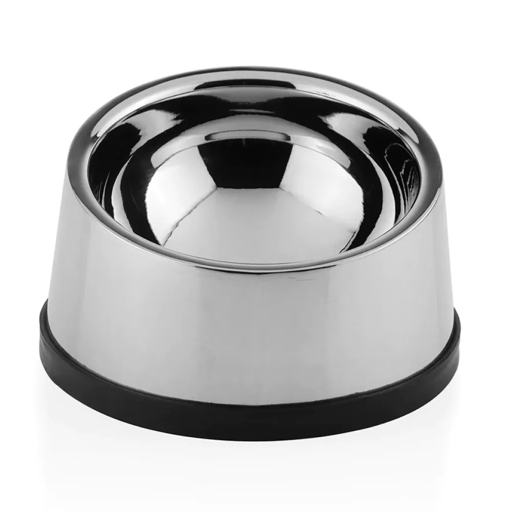 Pawpourri Stainless Steel Tilted Bowl for Dogs and Cats