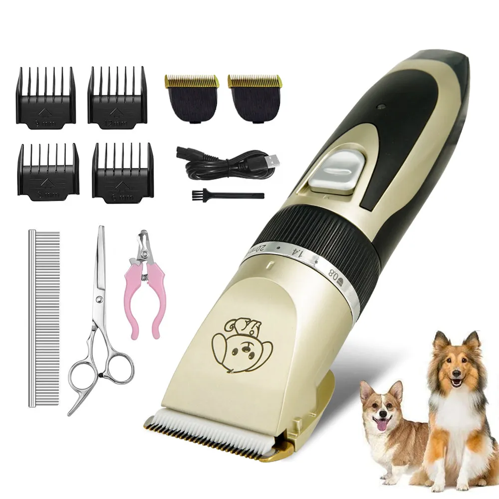 Pet Grooming Clippers with USB Charging
