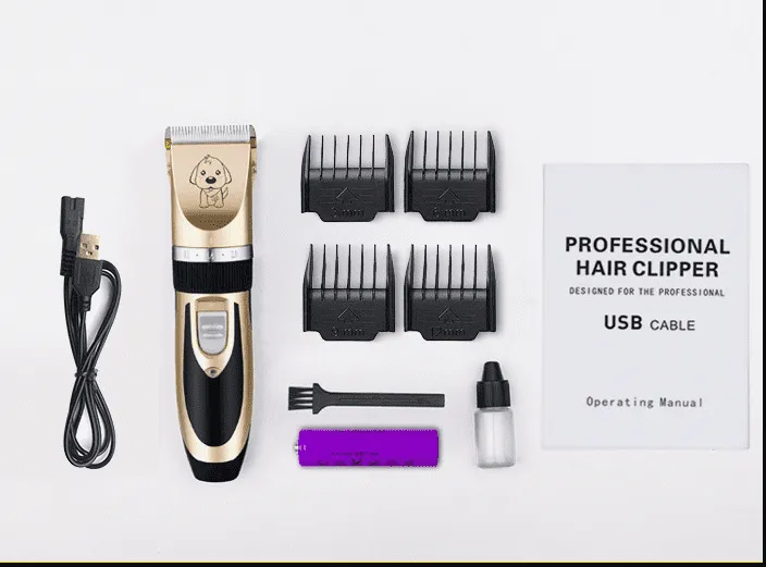 Pet Grooming Clippers with USB Charging