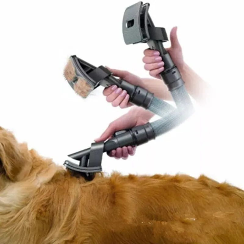 Pet Grooming Tool with Vacuum Attachment