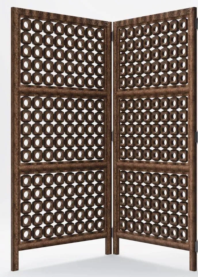 Pet Safety Gate Dogs Room Divider Separator Wooden Partition