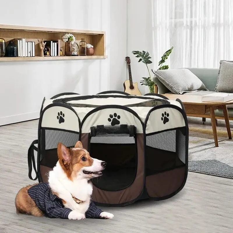 Portable Foldable Pet Tent Kennel - Your Pet's Ultimate Outdoor Shelter