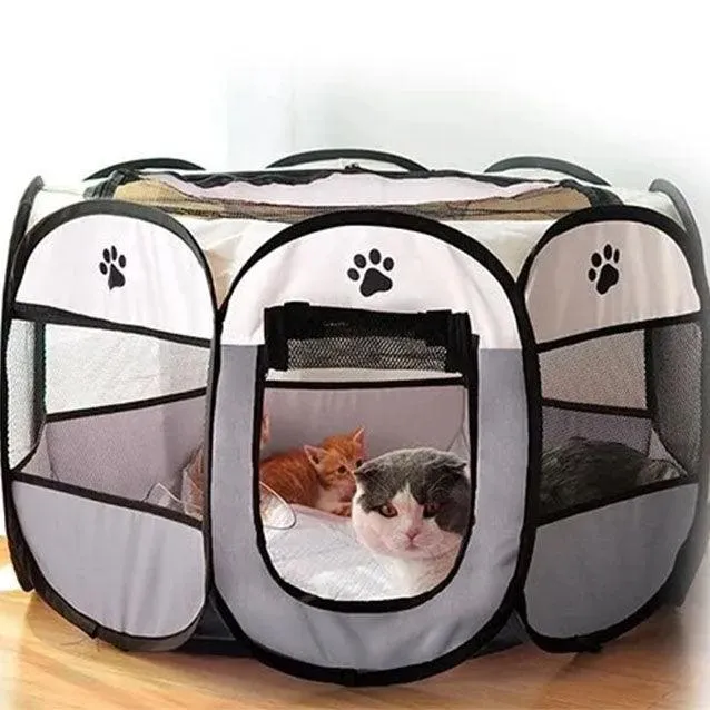 Portable Foldable Pet Tent Kennel - Your Pet's Ultimate Outdoor Shelter