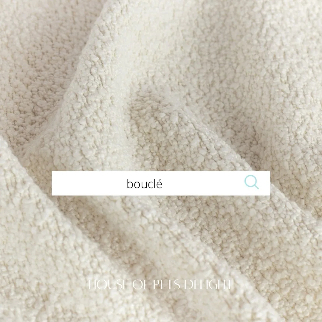 Pre-Order - HOPD Memory Foam Dog Bed in Bouclé