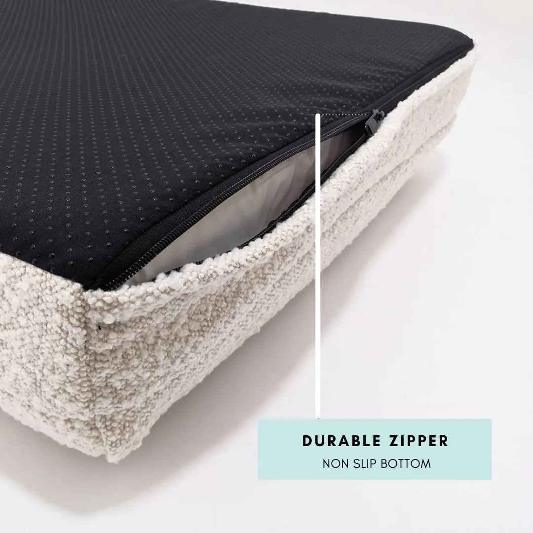Pre-Order - HOPD Memory Foam Dog Bed in Bouclé