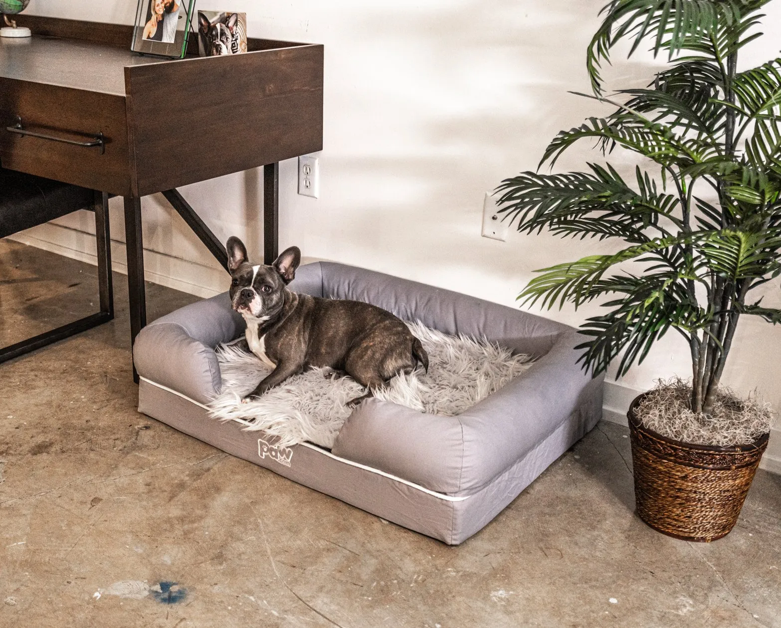PupLounge™ Topper - Grey (Bed Not Included)