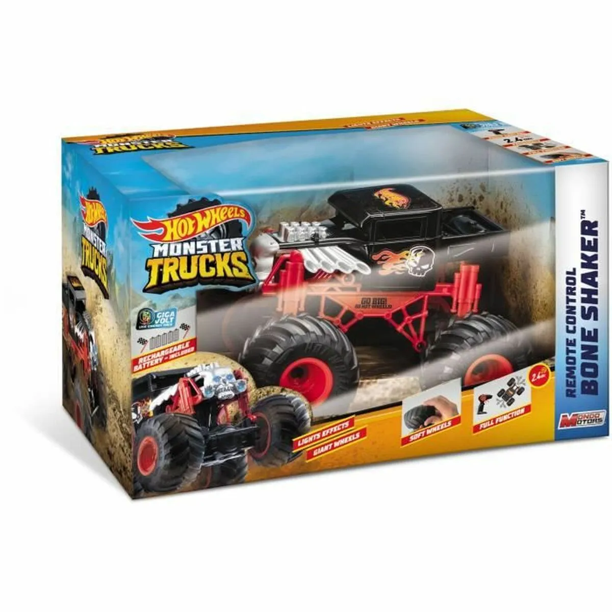 Remote-Controlled Car Mondo 63648 28 Cm Red/Black