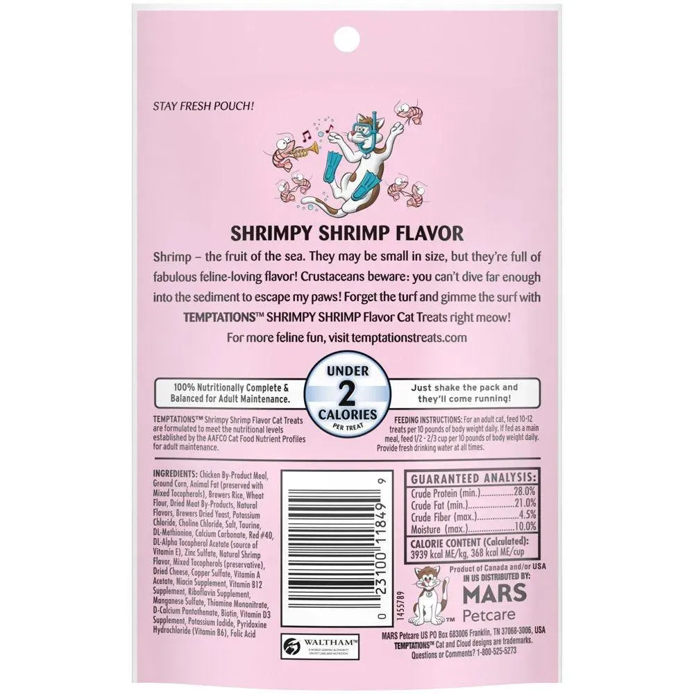 Shrimpy Shrimp Flavor Cat Treats 3 Oz