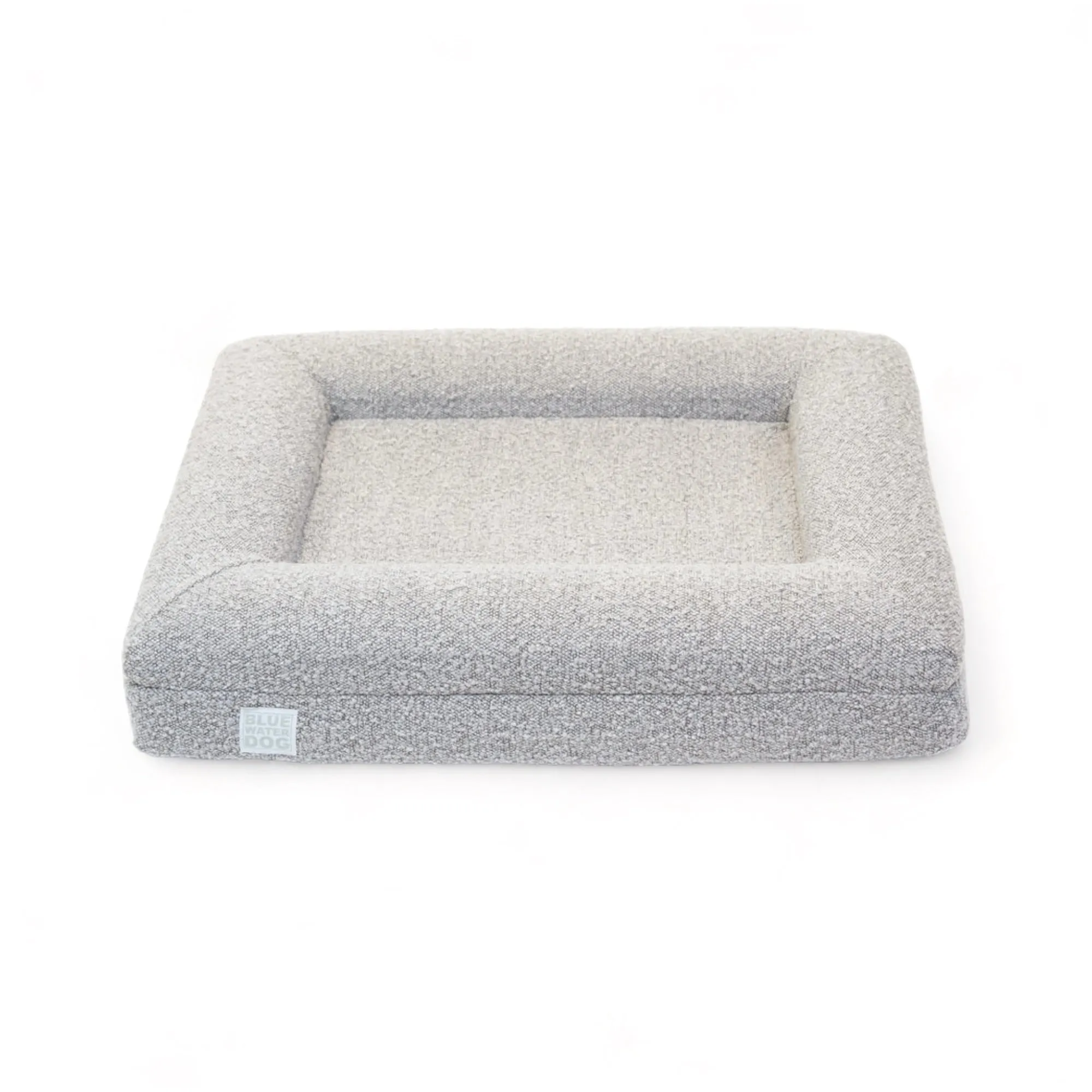 Small Luxury Bouclé Orthopedic Bluewater Dog Bed (Sand)