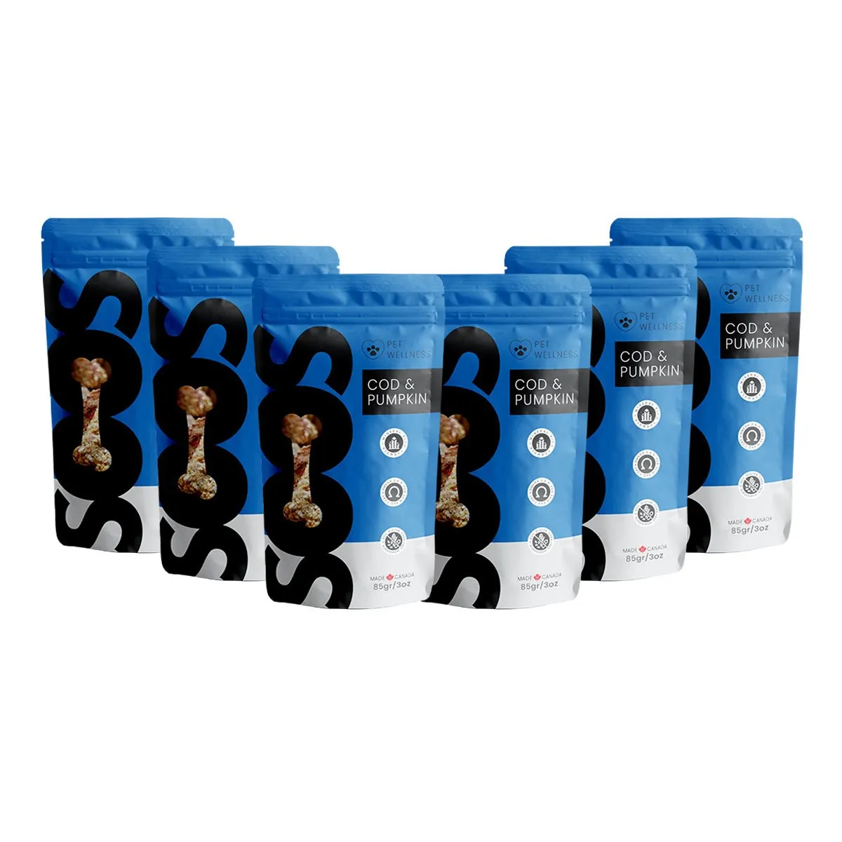 Soos Pets Cod & Pumpkin Wellness Treats
