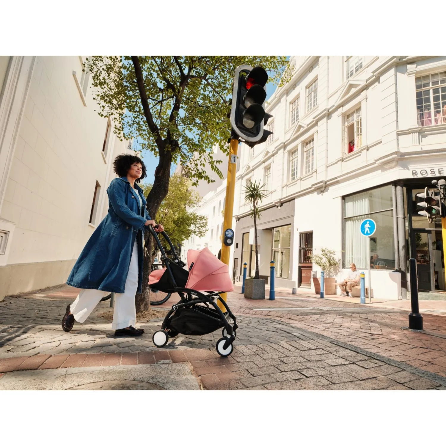 Stokke YOYO³ 0  6  Complete Baby Stroller Set - Black Frame with Ginger 0  Newborn Pack & 6  Color Pack